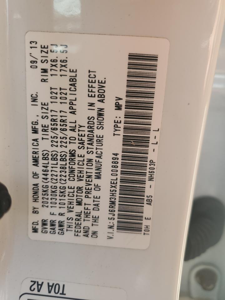 2014 Honda Cr-V Ex Copart, lot number: 56484245, vin: 5J6RM3H5XEL008894. Thumbnail 13