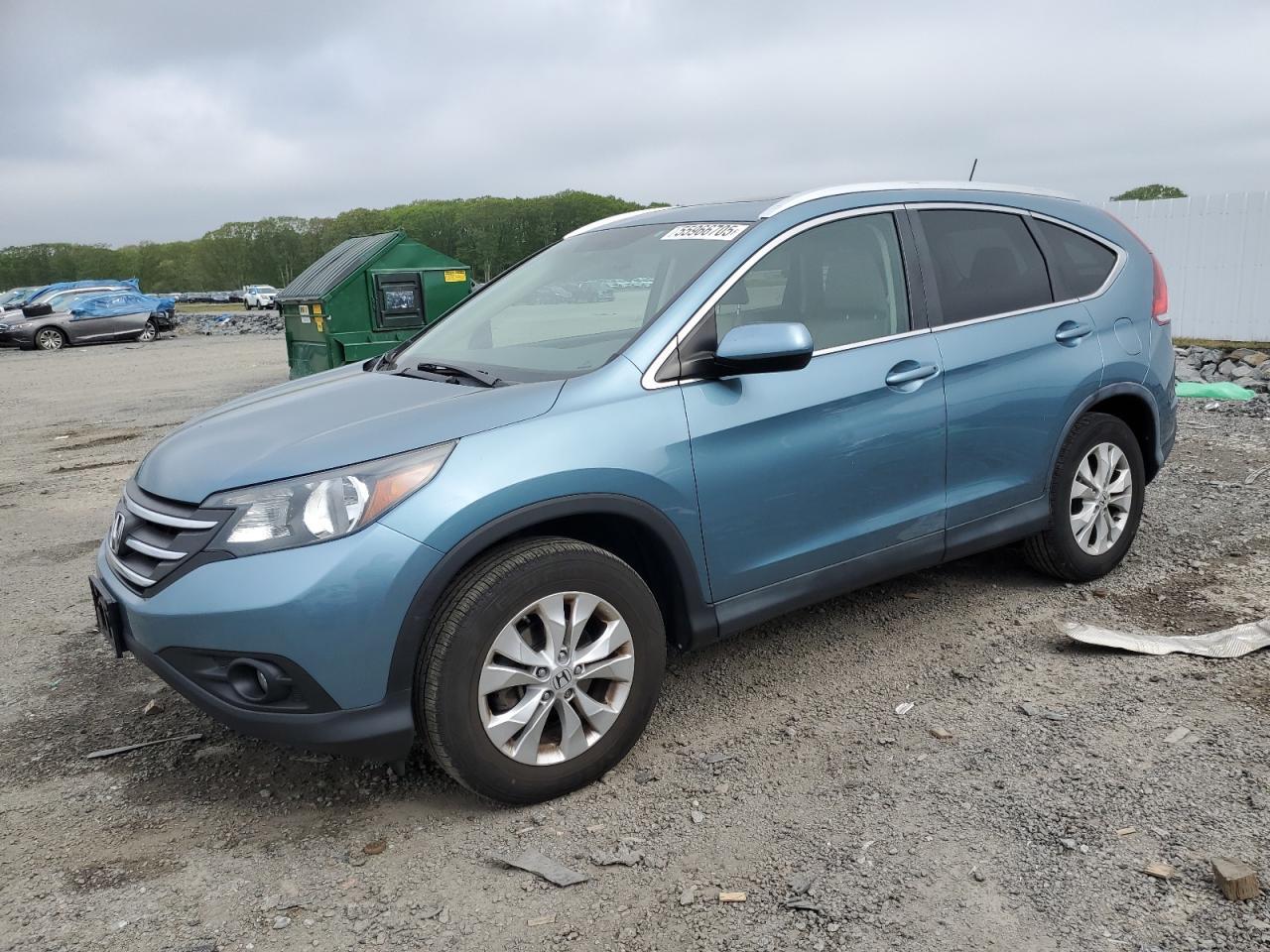 2013 Honda Cr-V Exl Copart, lot number: 55966705, vin: 5J6RM4H71DL021040. Thumbnail 1
