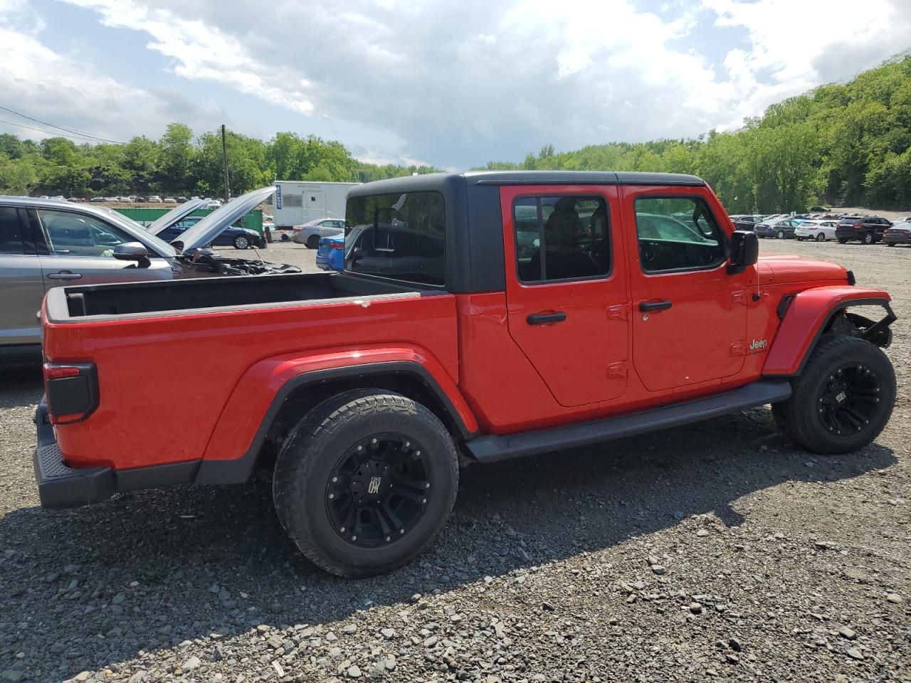 2022 Jeep Gladiator Overland Copart, lot number: 59187975, vin: 1C6HJTFG6NL103412. Thumbnail 3