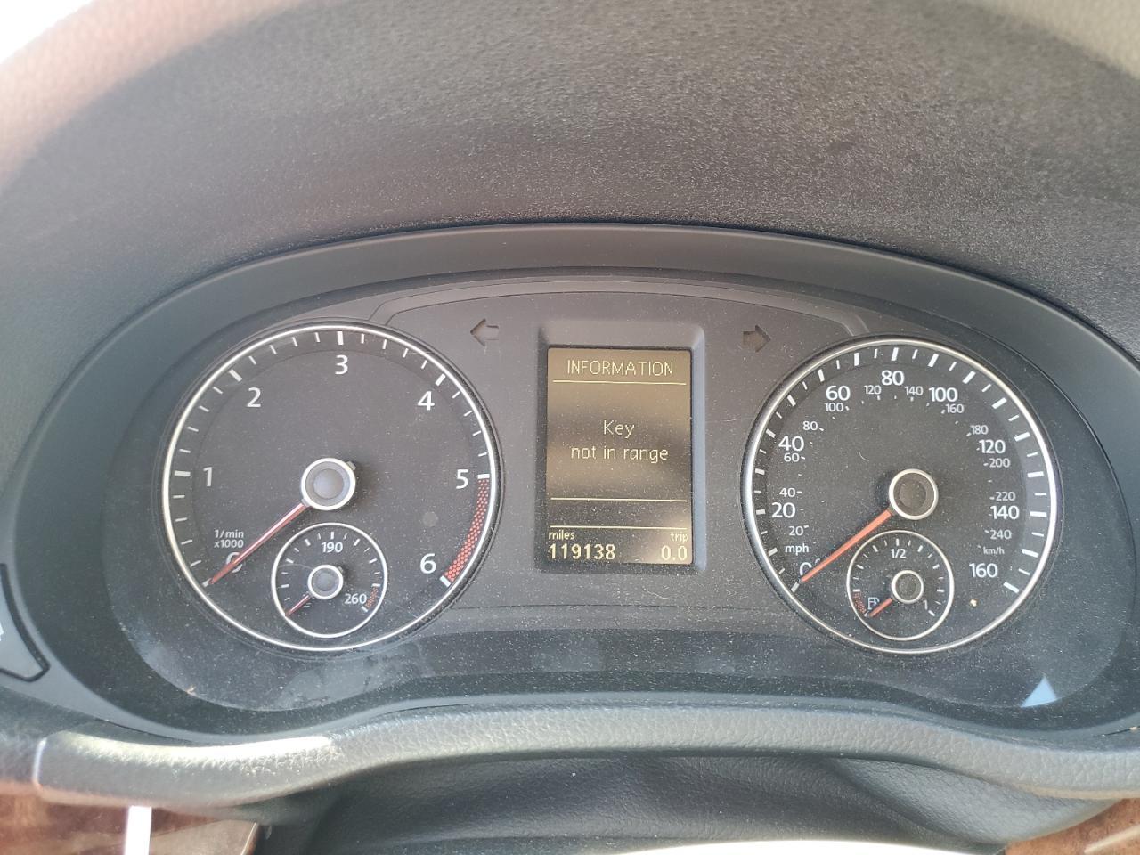 2012 Volkswagen Passat Sel Copart, lot number: 56003555, vin: 1VWCN7A31CC065892. Thumbnail 9