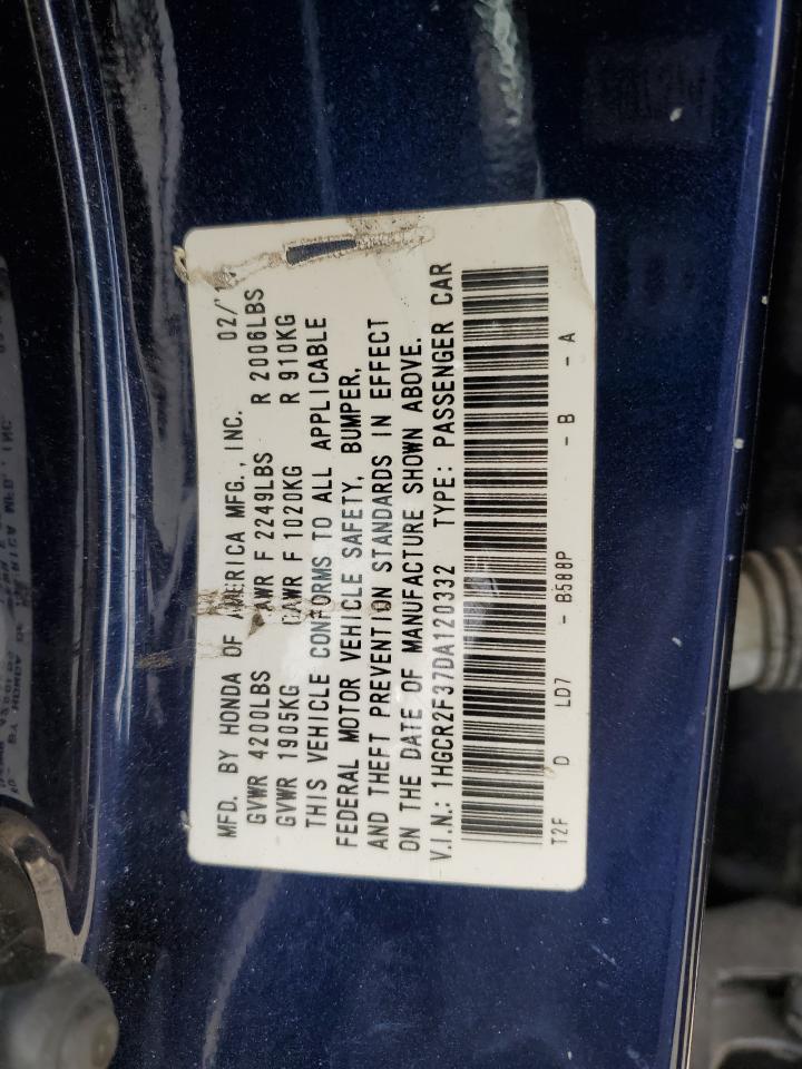 2013 Honda Accord Lx Copart, lot number: 56585705, vin: 1HGCR2F37DA120332. Thumbnail 12