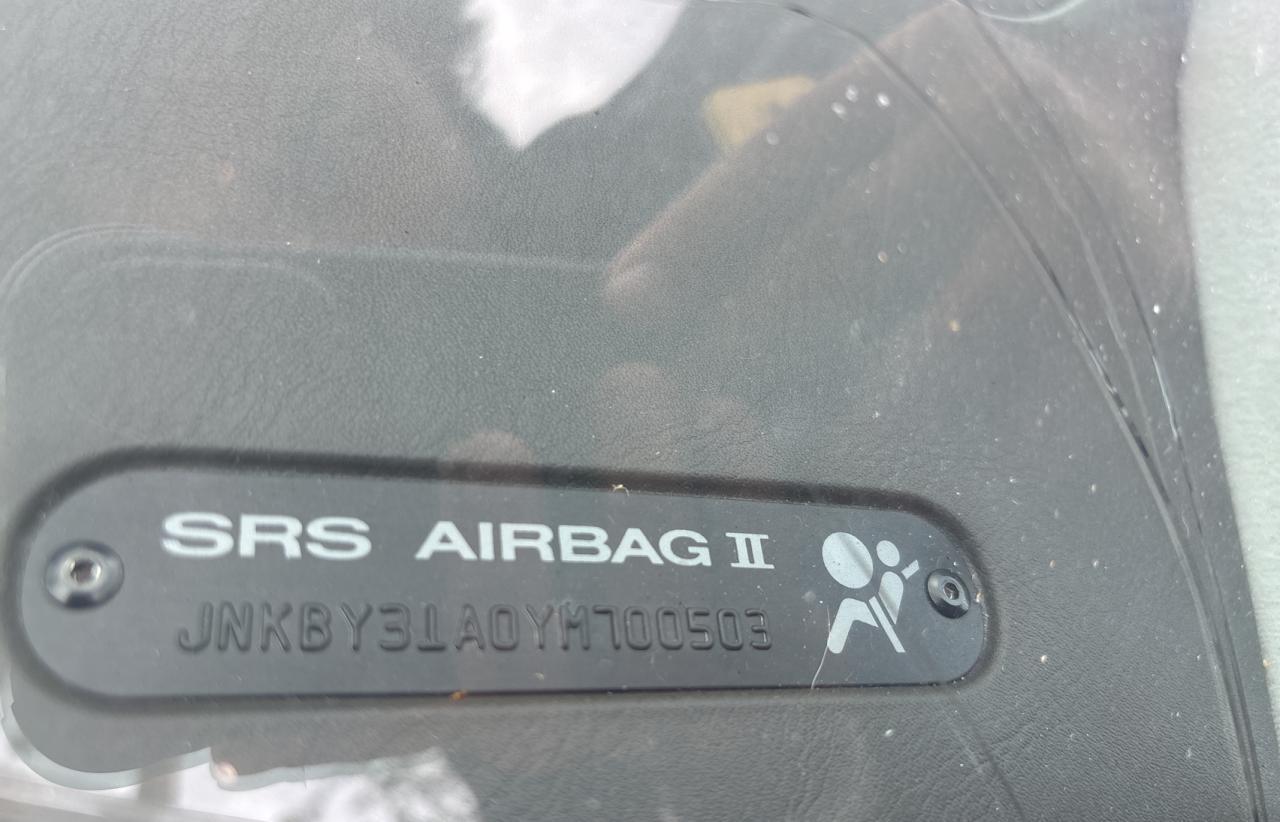 2000 Infiniti Q45 Base Copart, lot number: 59358045, vin: JNKBY31A0YM700503. Thumbnail 10