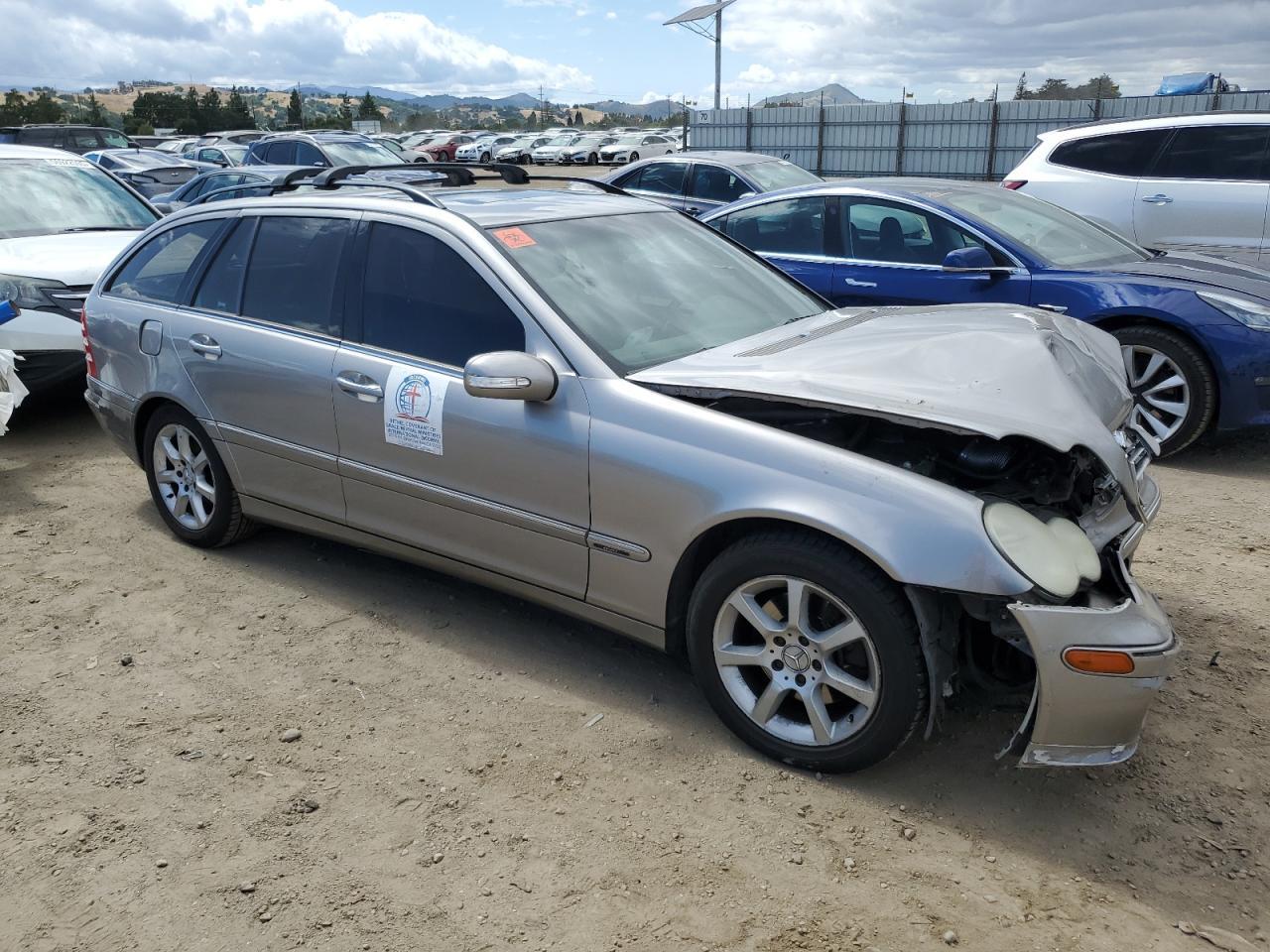 2005 Mercedes-Benz C 240 Sportwagon 4Matic Copart, lot number: 56906775, vin: WDBRH81J75F608705. Thumbnail 4