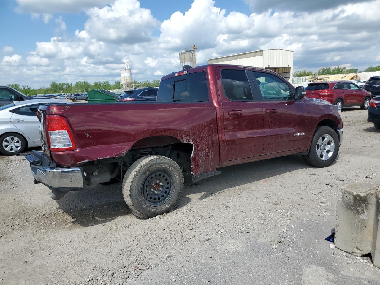 2022 Ram 1500 Big Horn/Lone Star Copart, lot number: 55498705, vin: 1C6SRFBT0NN468742. Thumbnail 3