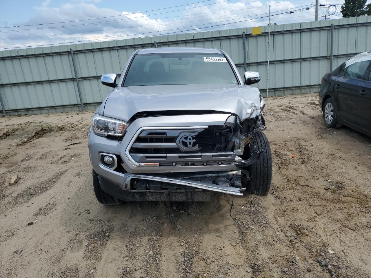 2017 Toyota Tacoma Double Cab Copart, lot number: 58433365, vin: 5TFEZ5CN9HX036496. Thumbnail 5