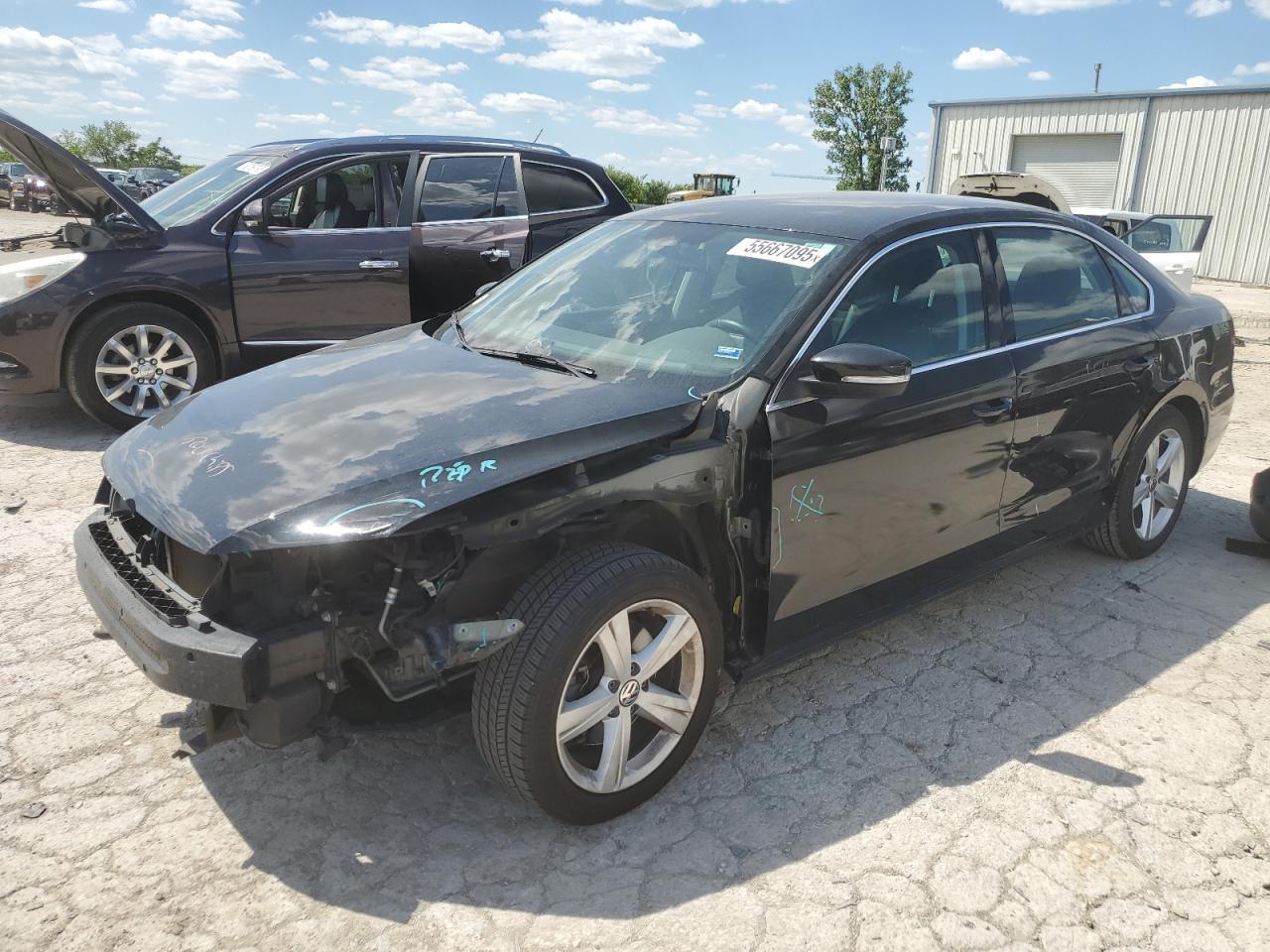 2013 Volkswagen Passat Se Copart, lot number: 55667095, vin: 1VWBP7A3XDC100355. Thumbnail 1