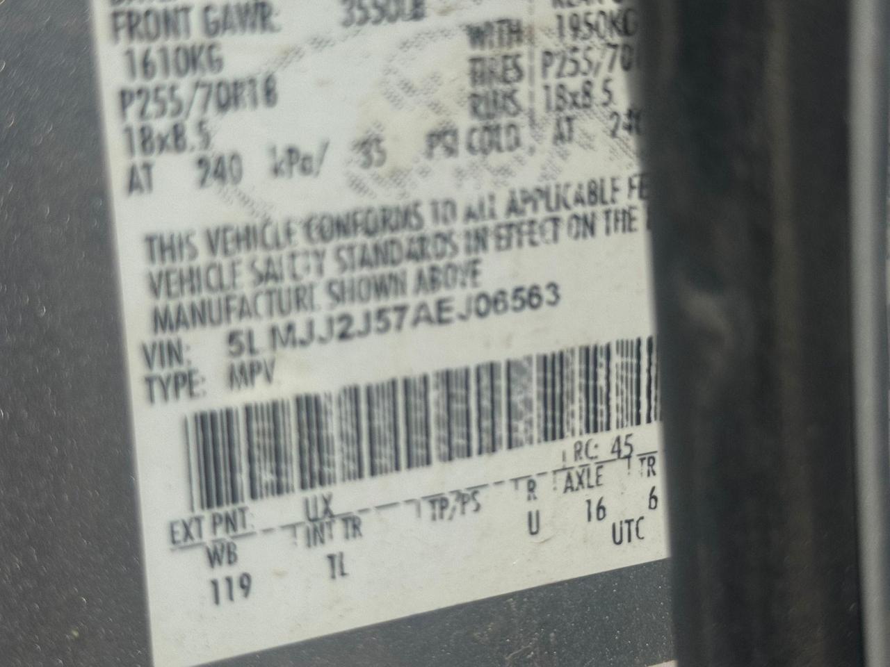 2010 Lincoln Navigator Copart, lot number: 59300035, vin: 5LMJJ2J57AEJ06563. Thumbnail 10