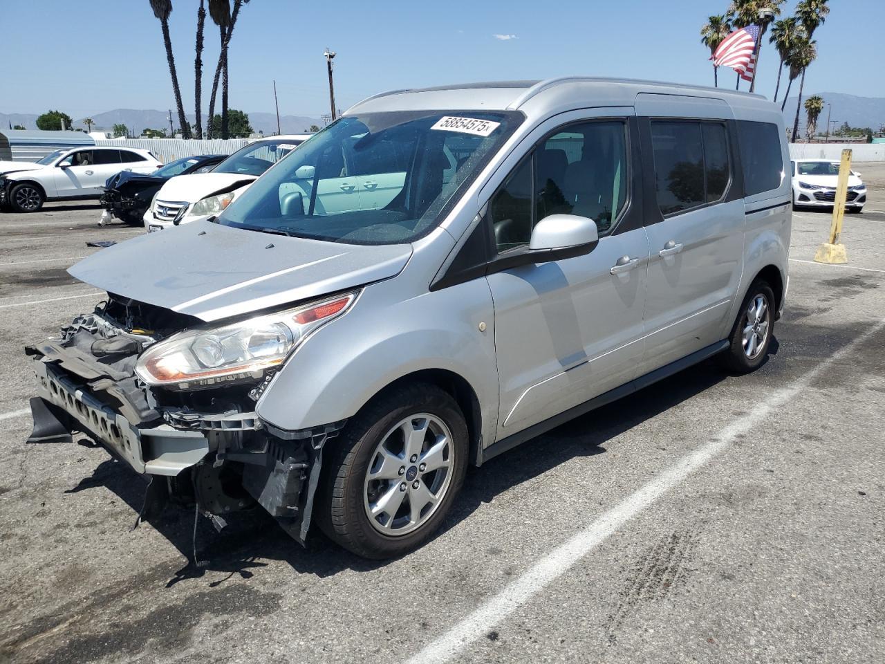 2015 Ford Transit Connect Titanium Copart, lot number: 58854575, vin: NM0GE9G74F1227490. Thumbnail 1