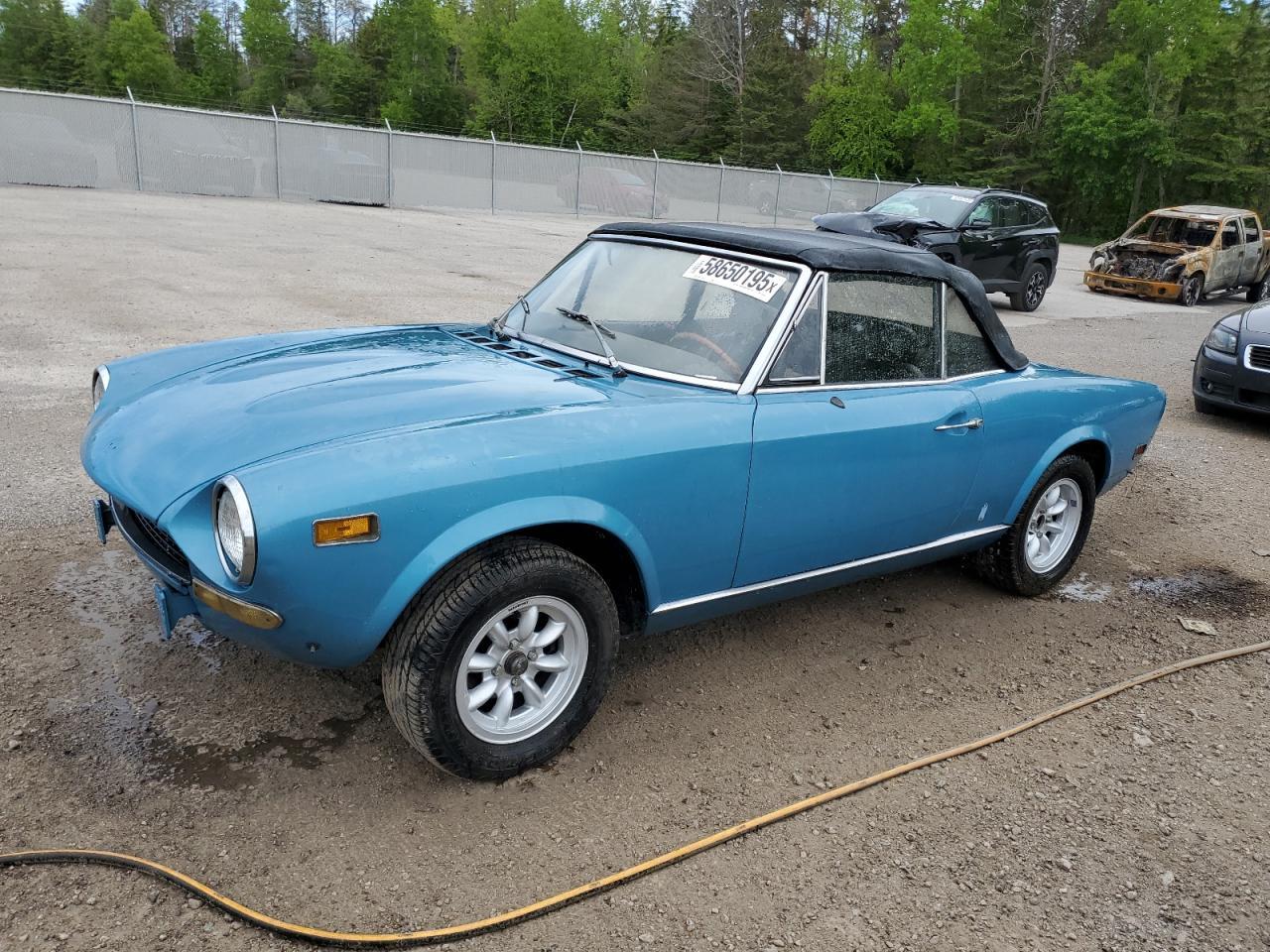 1974 Fiat 124 Copart, lot number: 58650195, vin: 124CS10081683. Thumbnail 1