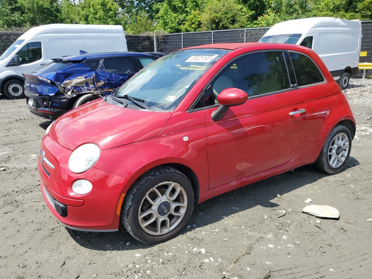 2013 Fiat 500 Pop Copart, lot number: 59025195, vin: 3C3CFFDR5DT664833. Thumbnail 1