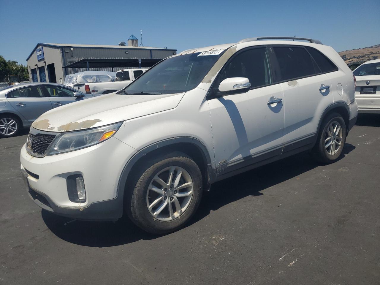 2014 Kia Sorento Lx Copart, lot number: 58216675, vin: 5XYKTCA61EG543895. Thumbnail 1