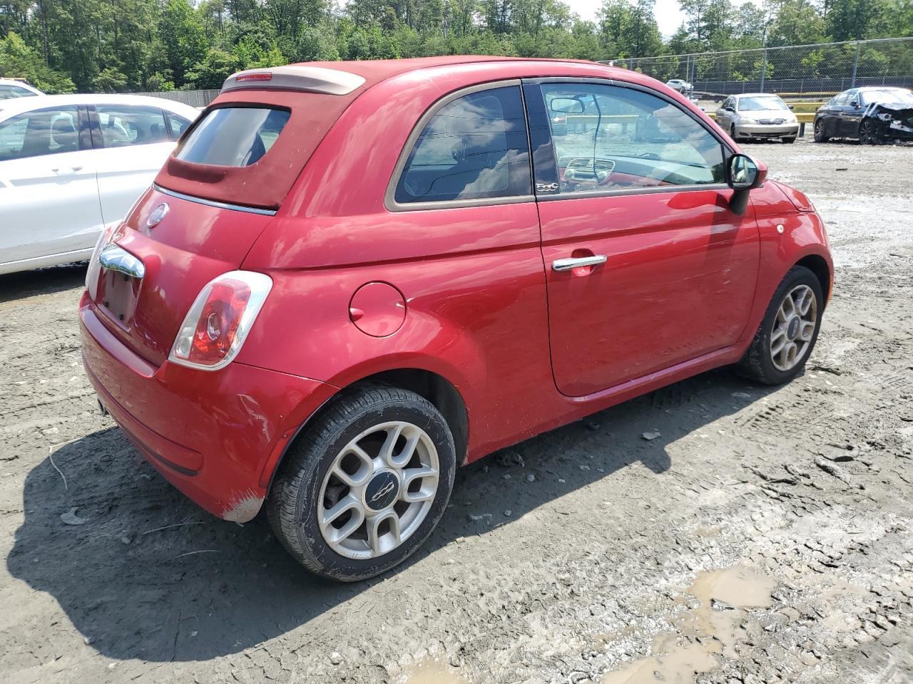 2013 Fiat 500 Pop Copart, lot number: 59025195, vin: 3C3CFFDR5DT664833. Thumbnail 3