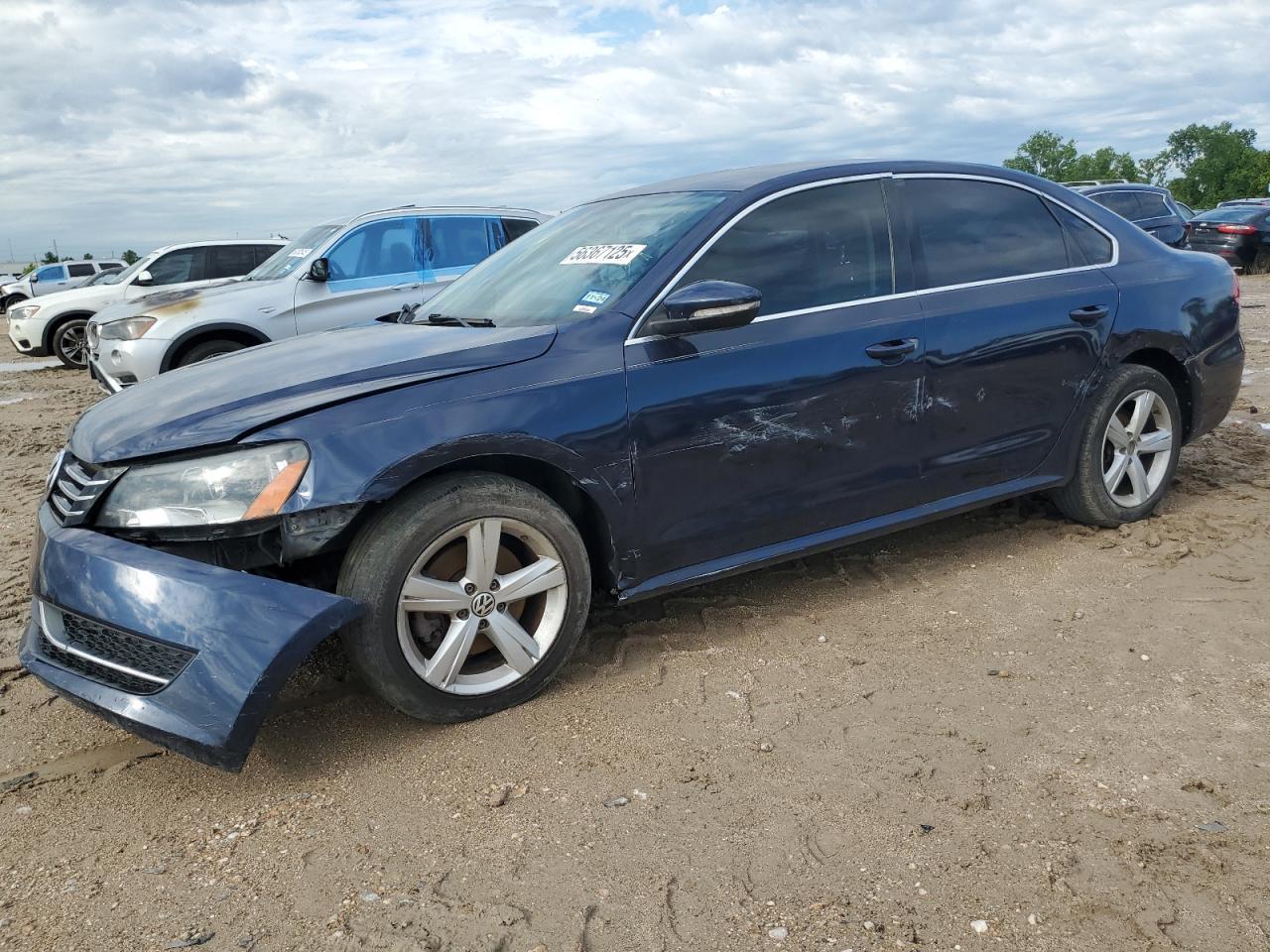 2012 Volkswagen Passat Se Copart, lot number: 56367125, vin: 1VWBH7A36CC085414. Thumbnail 1