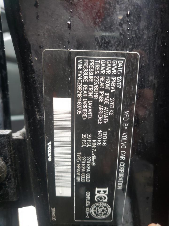 2008 Volvo Xc90 3.2 Copart, lot number: 56568255, vin: YV4CZ982181460705. Thumbnail 12