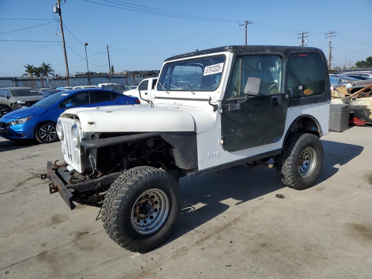 1983 Jeep Jeep Cj7 Copart, lot number: 57912325, vin: 1JCCN87E5DT072300. Thumbnail 1