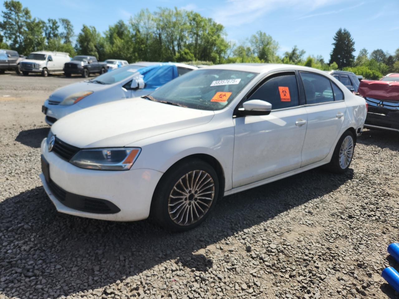 2011 Volkswagen Jetta Se Copart, lot number: 58357675, vin: 3VWDZ7AJ8BM320218. Thumbnail 1