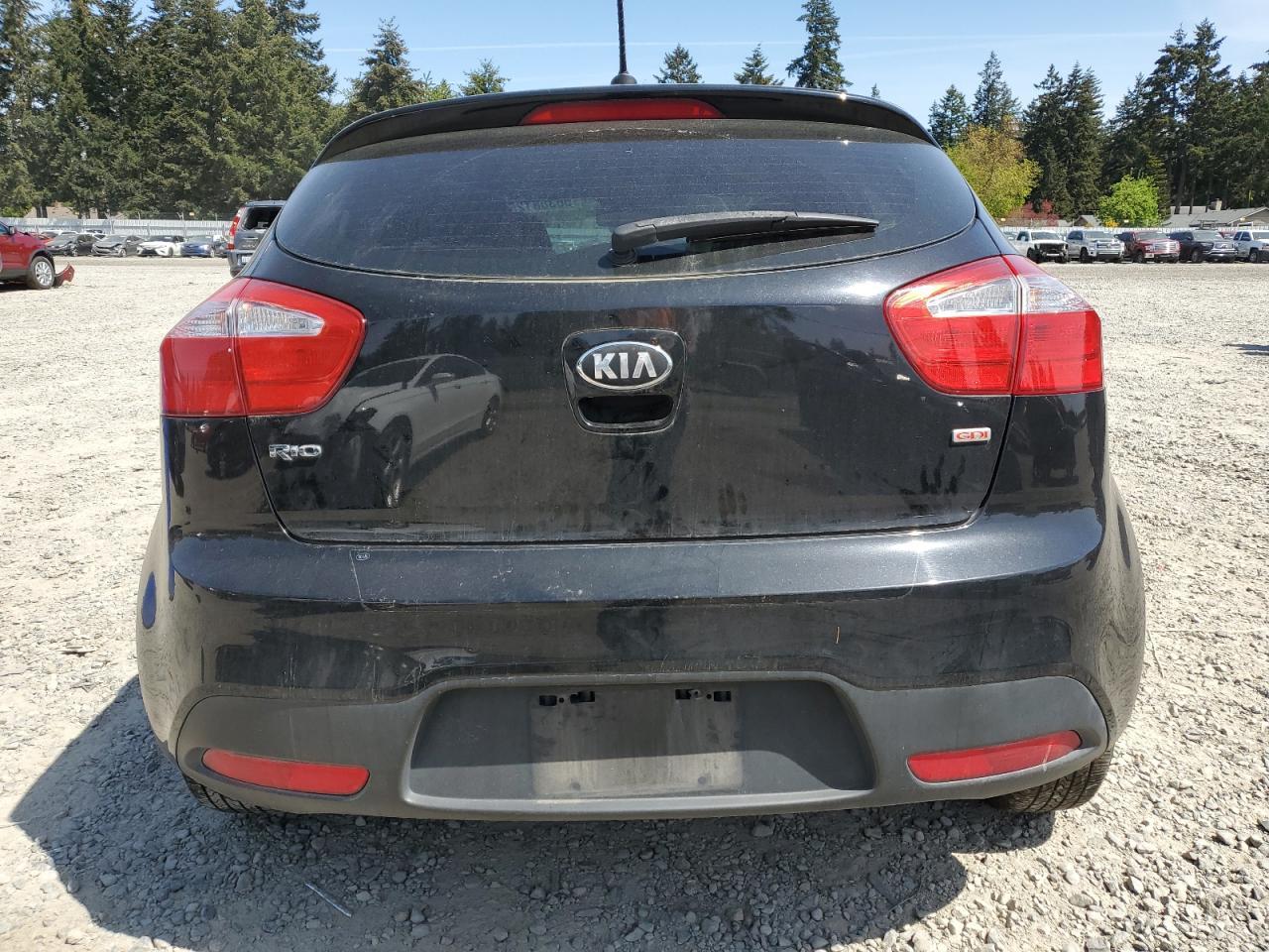 2013 Kia Rio Lx Copart, lot number: 56308125, vin: KNADM5A37D6205696. Thumbnail 6