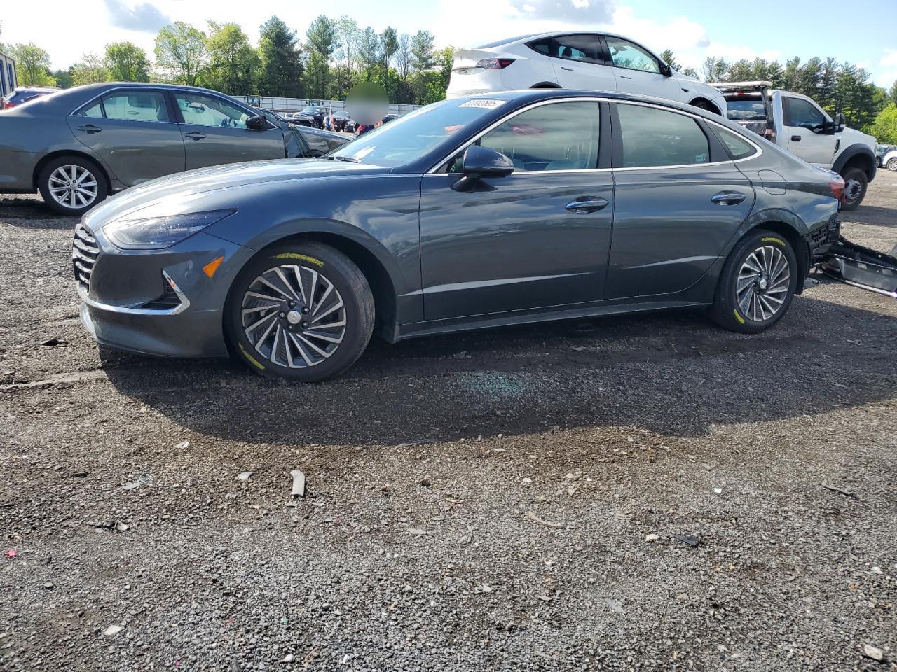 2022 Hyundai Sonata Hybrid Copart, lot number: 55892895, vin: KMHL54JJ7NA051487. Thumbnail 1