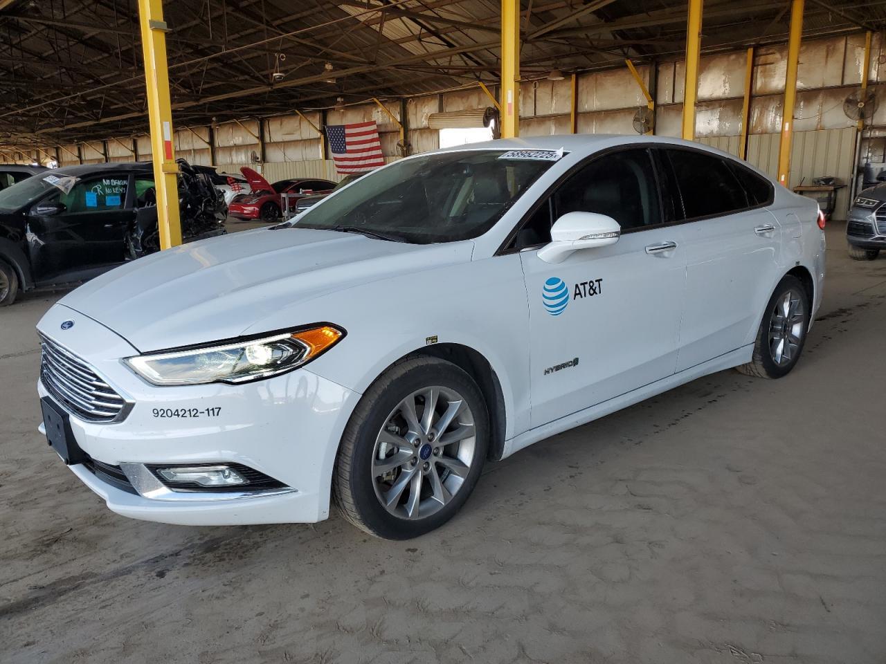 2017 Ford Fusion Se Hybrid Copart, lot number: 58952225, vin: 3FA6P0LUXHR409693. Thumbnail 1