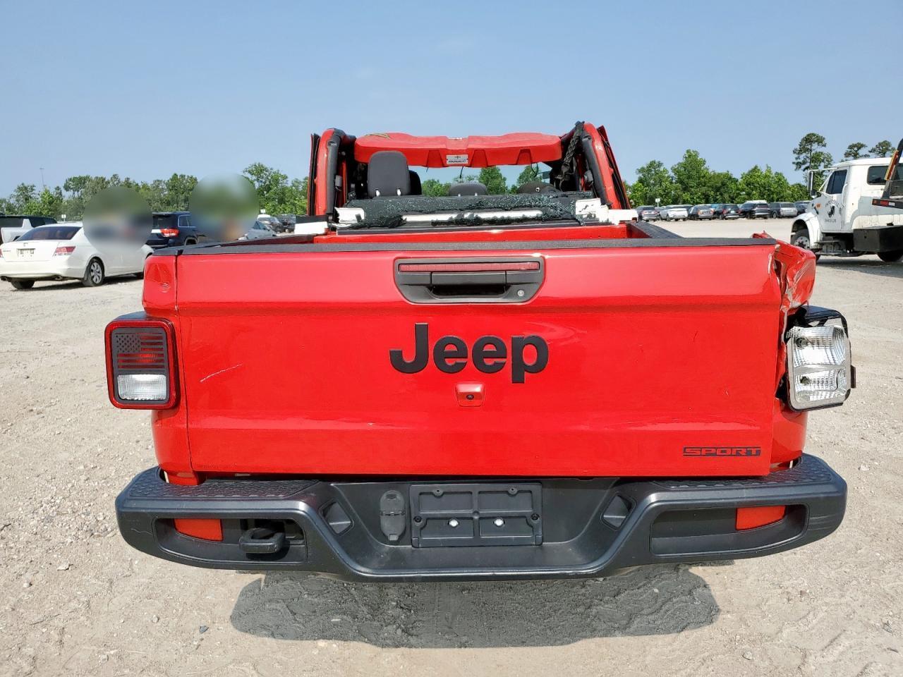 2020 Jeep Gladiator Sport Copart, lot number: 57892965, vin: 1C6HJTAG4LL143833. Thumbnail 6