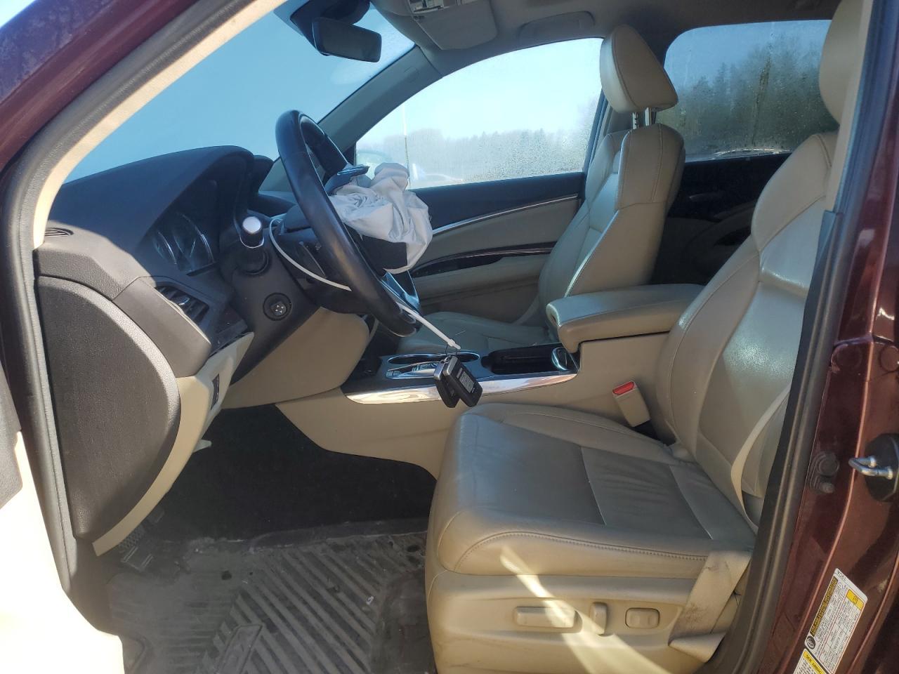 2016 Acura Mdx Technology Copart, lot number: 55939355, vin: 5FRYD4H48GB503243. Thumbnail 7