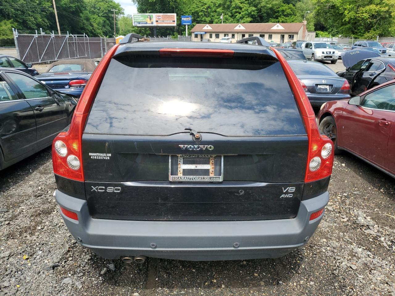2005 Volvo Xc90 V8 Copart, lot number: 58957045, vin: YV1CZ852051206636. Thumbnail 6
