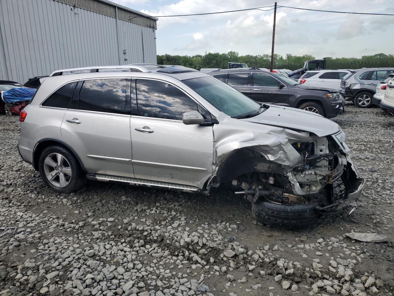 2011 Acura Mdx Technology Copart, lot number: 56031545, vin: 2HNYD2H66BH531384. Thumbnail 4
