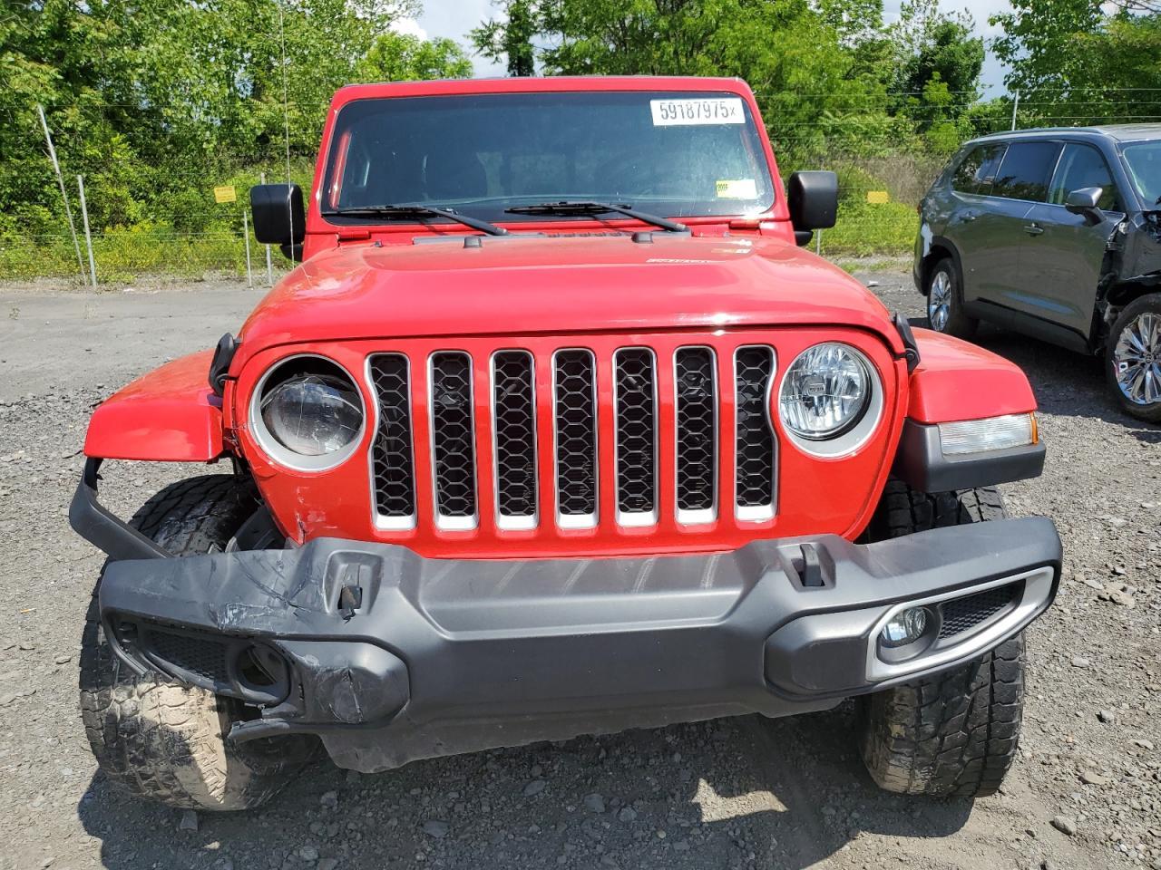 2022 Jeep Gladiator Overland Copart, lot number: 59187975, vin: 1C6HJTFG6NL103412. Thumbnail 5