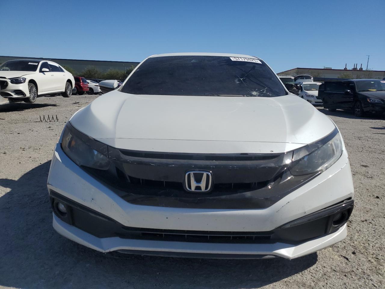 2020 Honda Civic Sport Copart, lot number: 57179425, vin: 19XFC2F83LE024203. Thumbnail 5