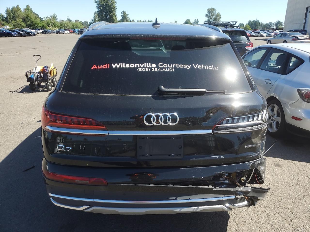 2023 Audi Q7 Premium Plus Copart, lot number: 58508185, vin: WA1LCBF76PD007391. Thumbnail 6