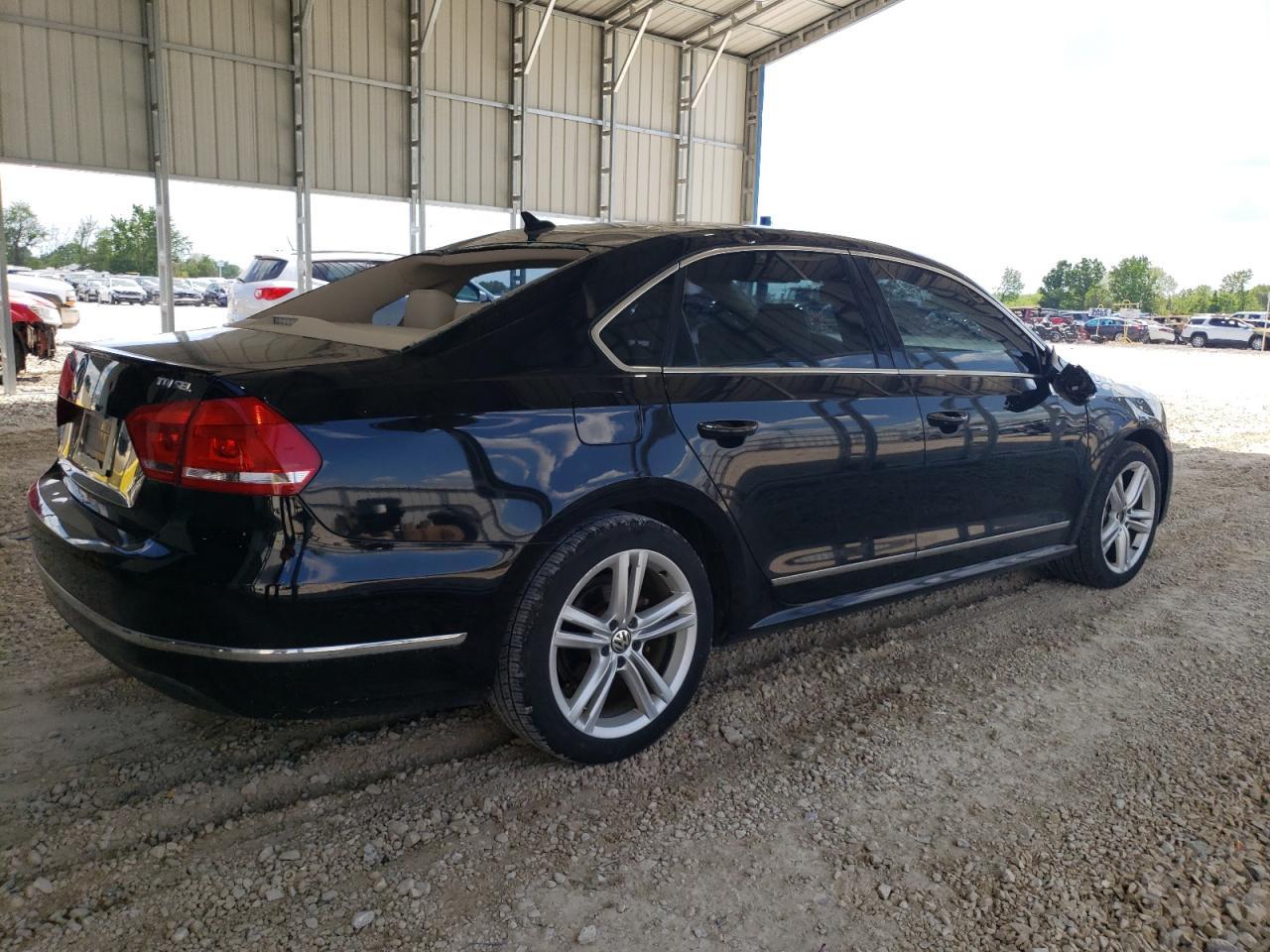 2013 Volkswagen Passat Sel Copart, lot number: 56623895, vin: 1VWCN7A34DC041099. Thumbnail 3