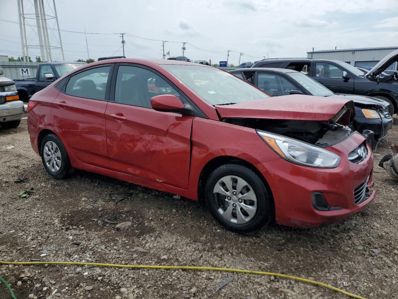 2017 Hyundai Accent Se Copart, lot number: 58539735, vin: KMHCT4AE1HU358732. Thumbnail 4