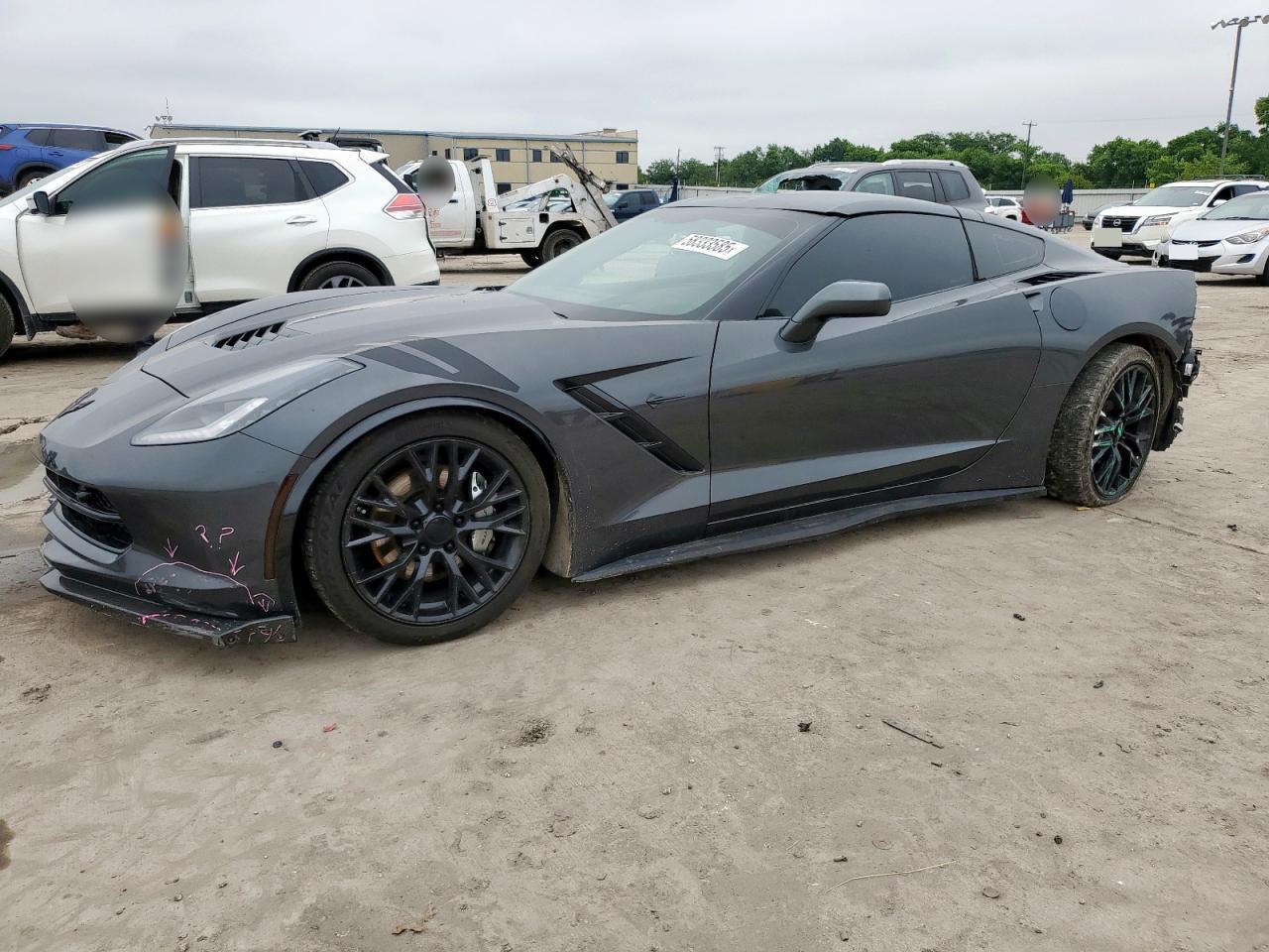 2017 Chevrolet Corvette Stingray 2Lt Copart, lot number: 58333585, vin: 1G1YD2D74H5114004. Thumbnail 1