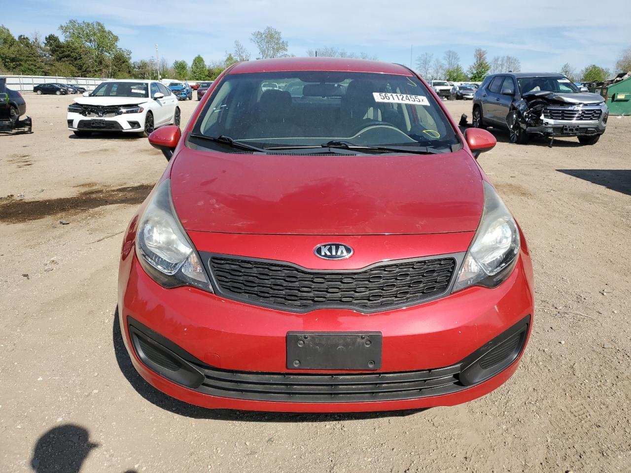 2015 Kia Rio Lx Copart, lot number: 56112455, vin: KNADM4A33F6503529. Thumbnail 5