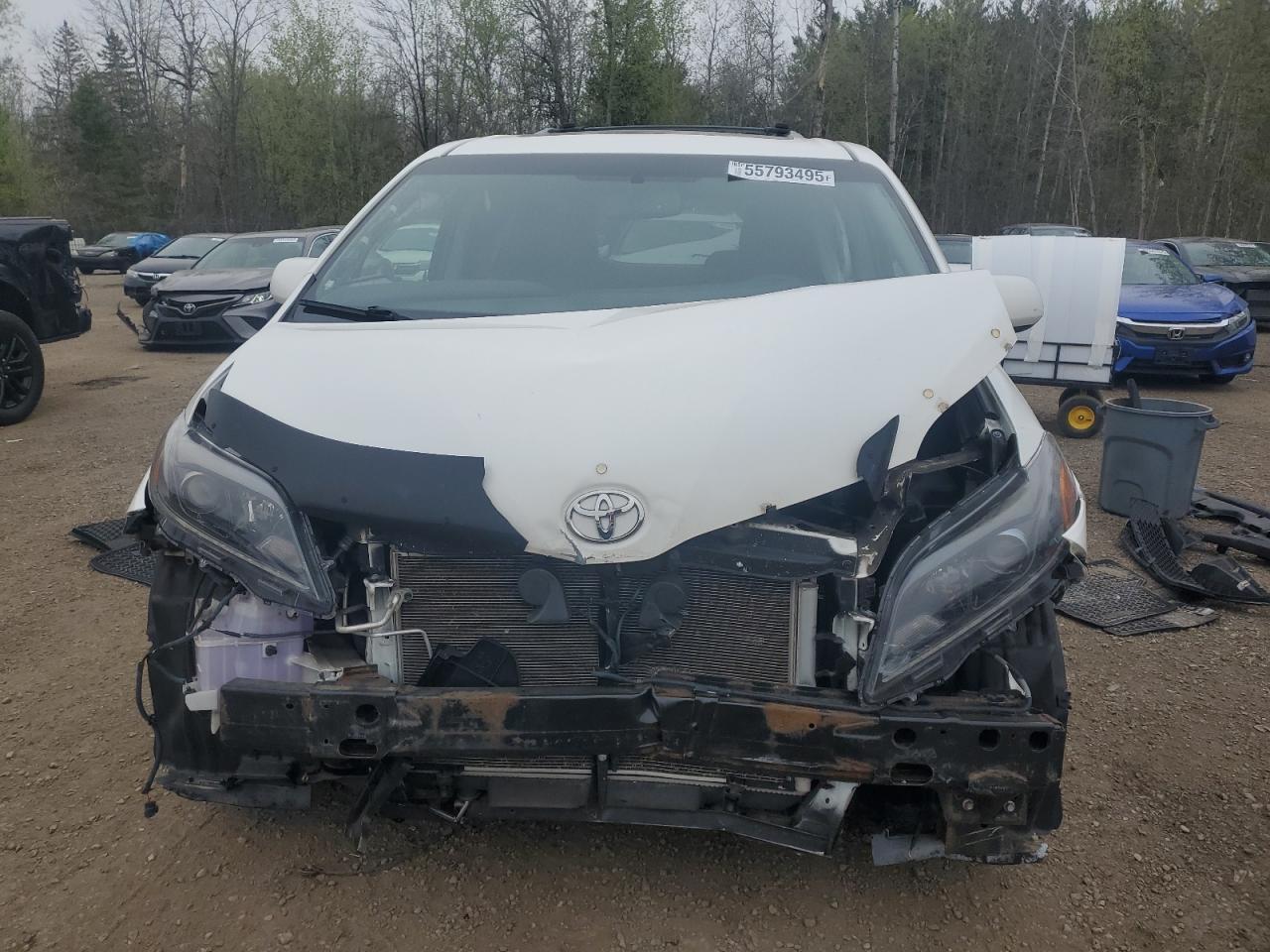 2015 Toyota Sienna Sport Copart, lot number: 55793495, vin: 5TDXK3DC8FS628263. Thumbnail 5