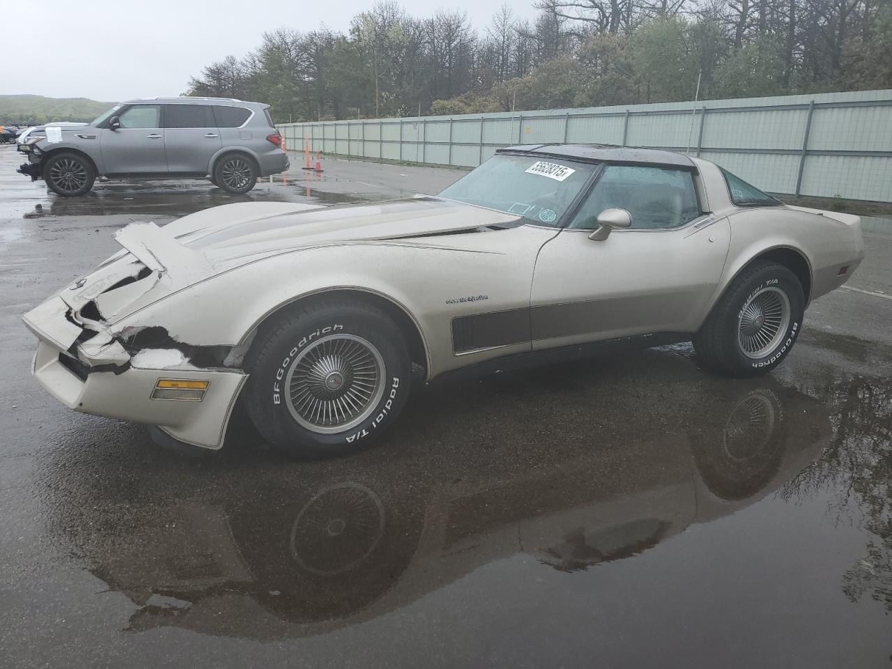 1982 Chevrolet Corvette Copart, lot number: 55628315, vin: 1G1AY0780C5109728. Thumbnail 1