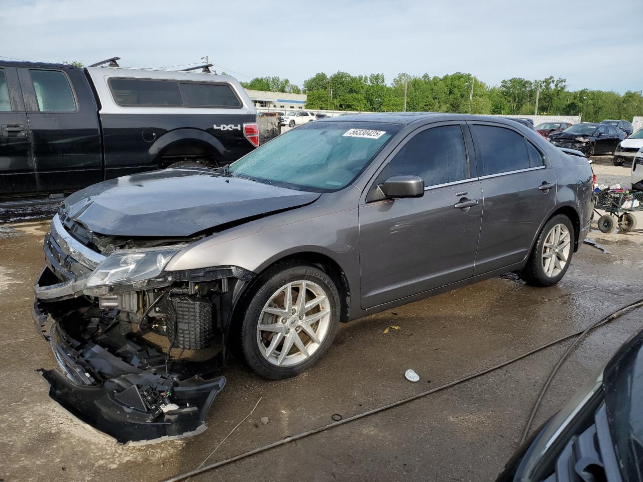 2012 Ford Fusion Sel Copart, lot number: 56330425, vin: 3FAHP0JA3CR106622. Thumbnail 1