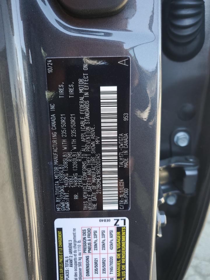 2024 Lexus Rx 500H F Sport Copart, lot number: 57066755, vin: 2T2BCMEA1RC020345. Thumbnail 12