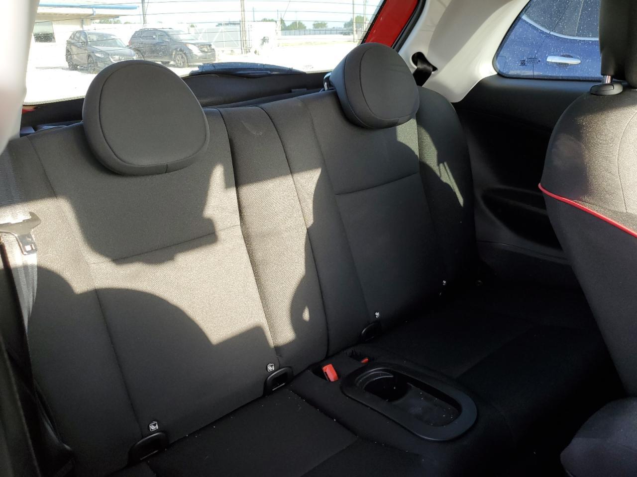 2024 Fiat 500 E Red Copart, lot number: 56217865, vin: ZFAFFAA43RX204819. Thumbnail 10