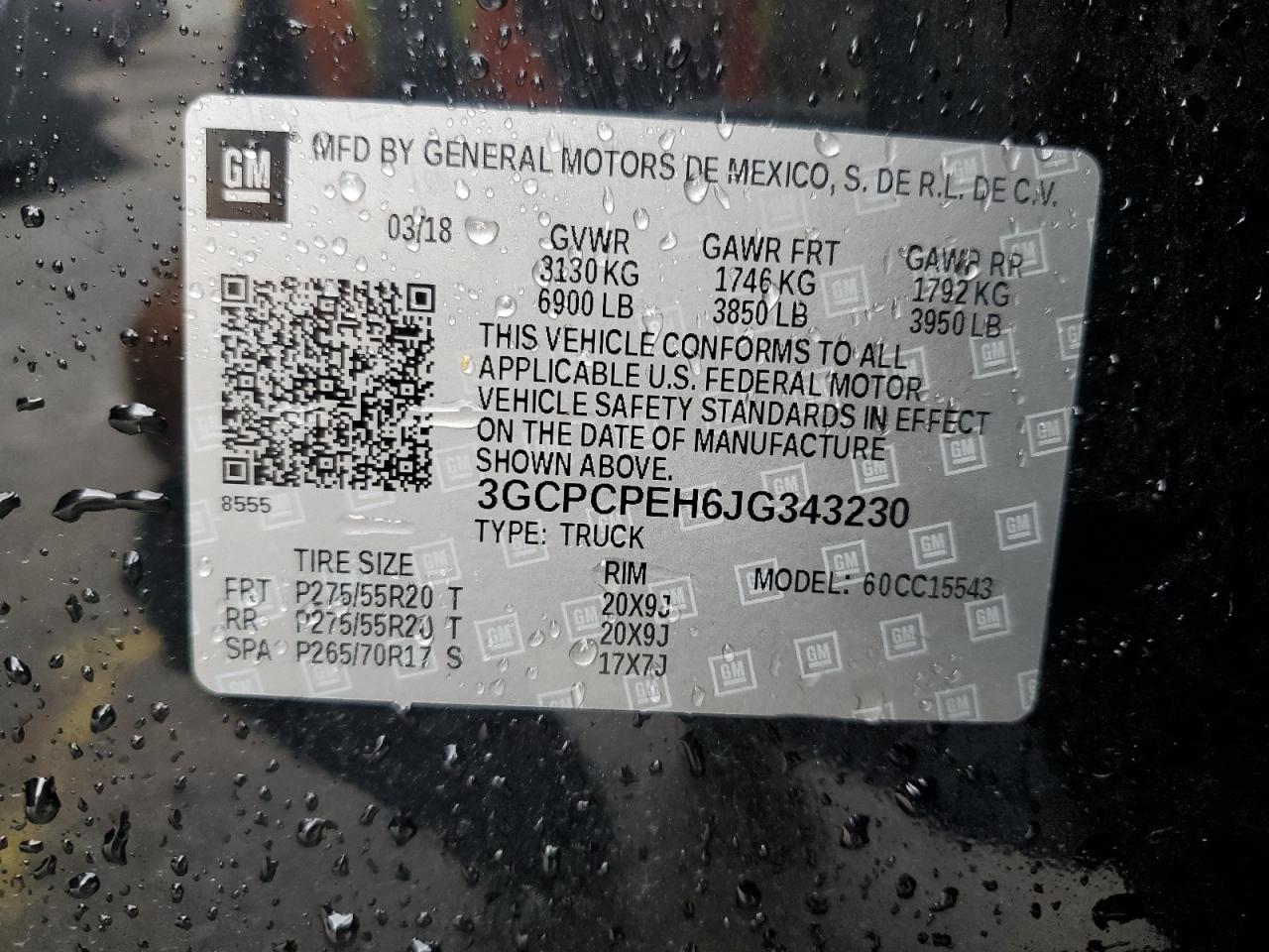 2018 Chevrolet Silverado C1500 Custom Copart, lot number: 56526885, vin: 3GCPCPEH6JG343230. Thumbnail 12