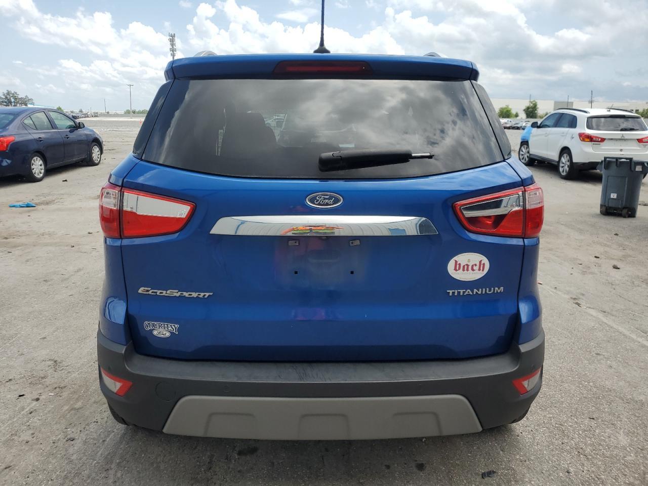2021 Ford Ecosport Titanium Copart, lot number: 58850055, vin: MAJ3S2KE9MC423309. Thumbnail 6