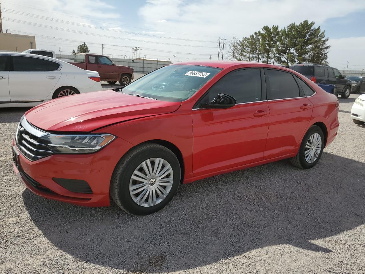2019 Volkswagen Jetta S Copart, lot number: 56937755, vin: 3VWCB7BU1KM180098. Thumbnail 1