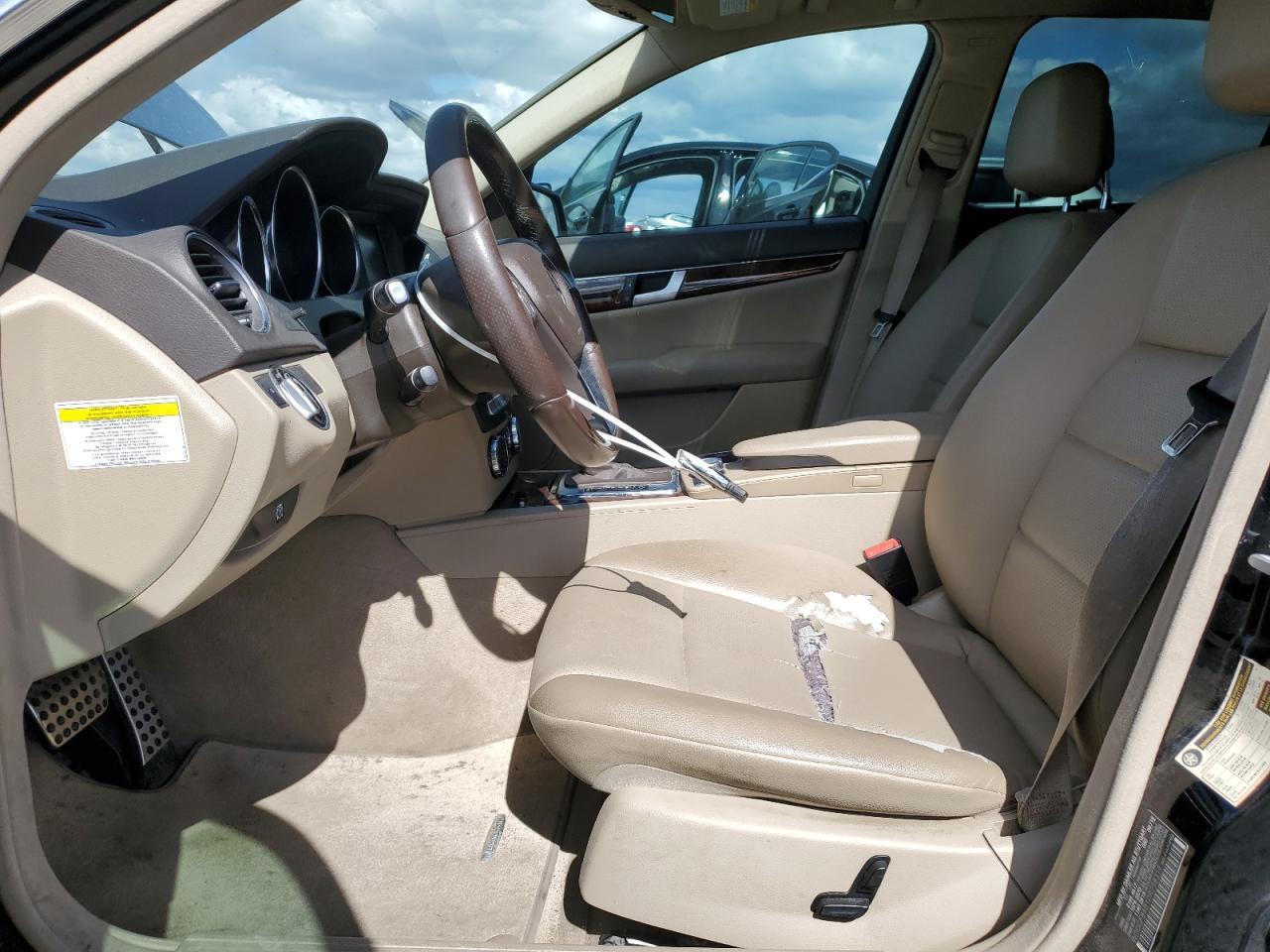 2013 Mercedes-Benz C 300 4Matic Copart, lot number: 56580615, vin: WDDGF8AB1DR258319. Thumbnail 7