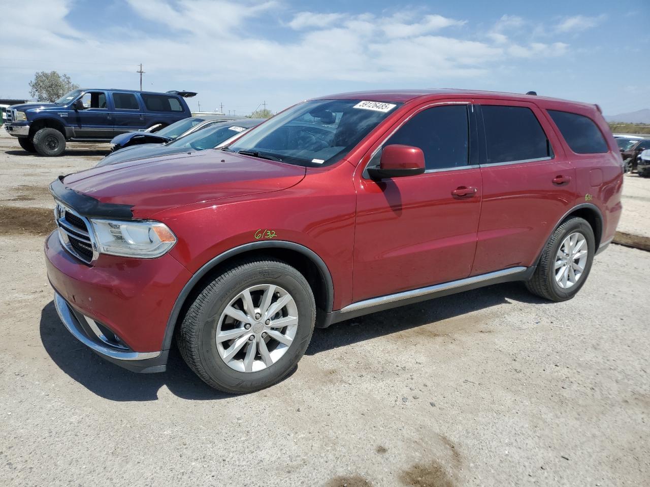 2014 Dodge Durango Sxt Copart, lot number: 59126485, vin: 1C4RDHAG1EC974050. Thumbnail 1