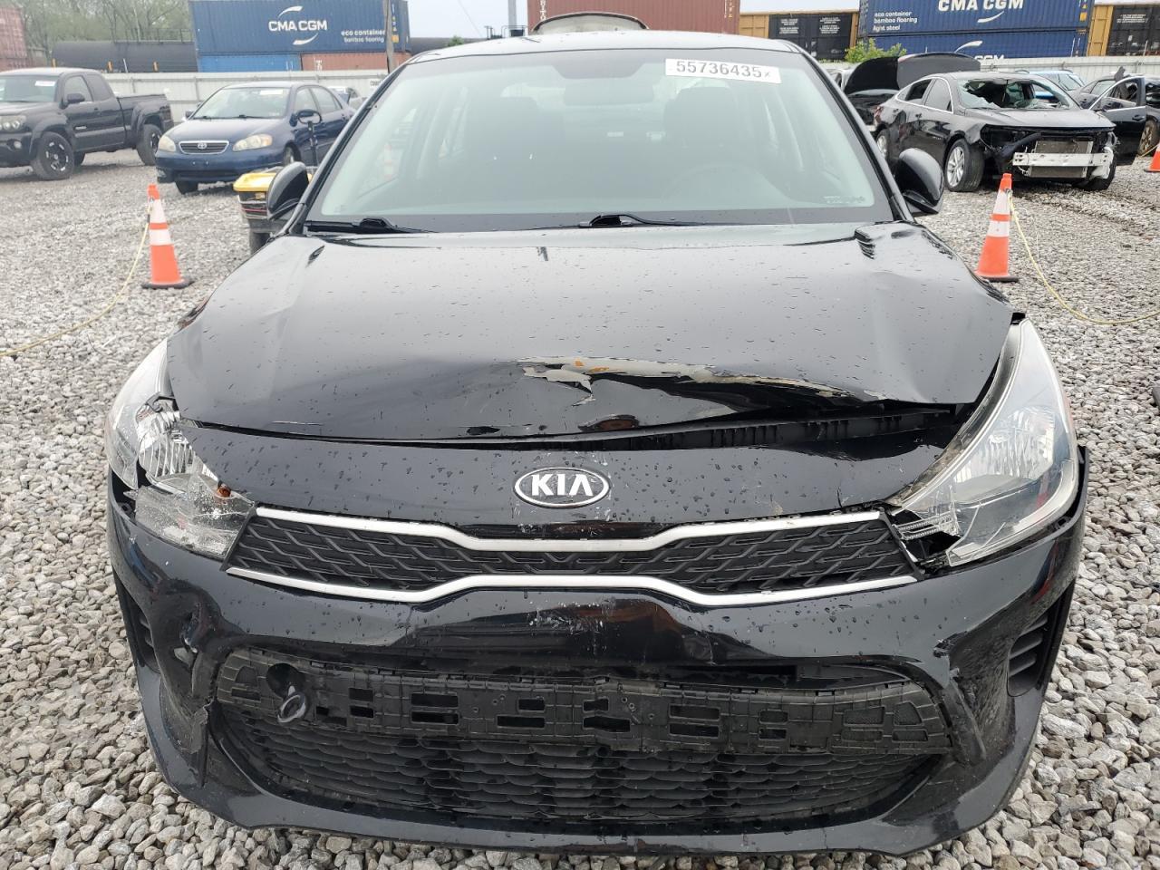 2020 Kia Rio Lx Copart, lot number: 55736435, vin: 3KPA24AD5LE353210. Thumbnail 5