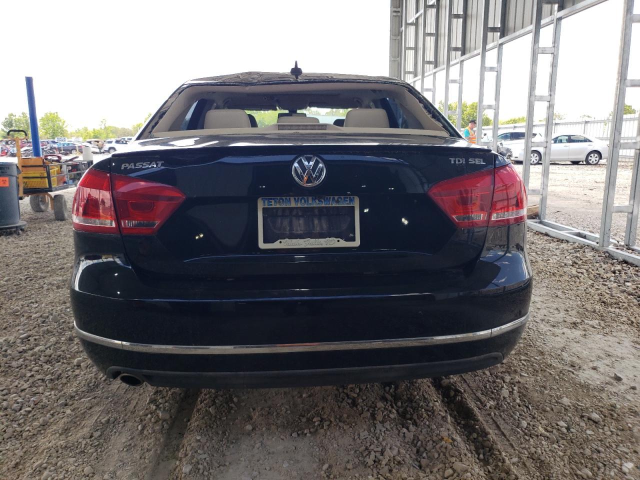 2013 Volkswagen Passat Sel Copart, lot number: 56623895, vin: 1VWCN7A34DC041099. Thumbnail 6