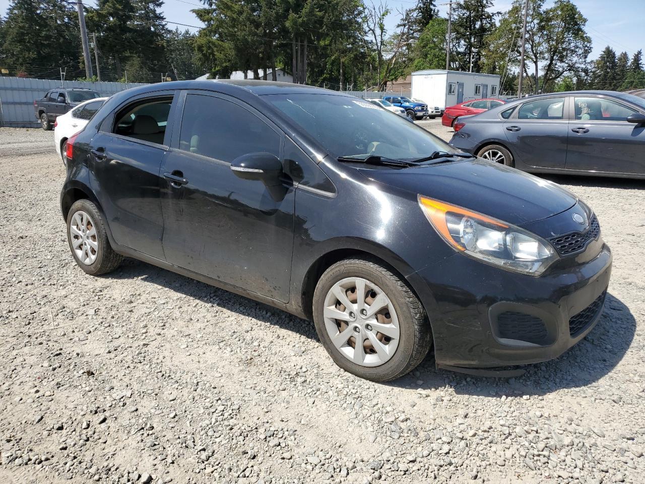 2013 Kia Rio Lx Copart, lot number: 56308125, vin: KNADM5A37D6205696. Thumbnail 4