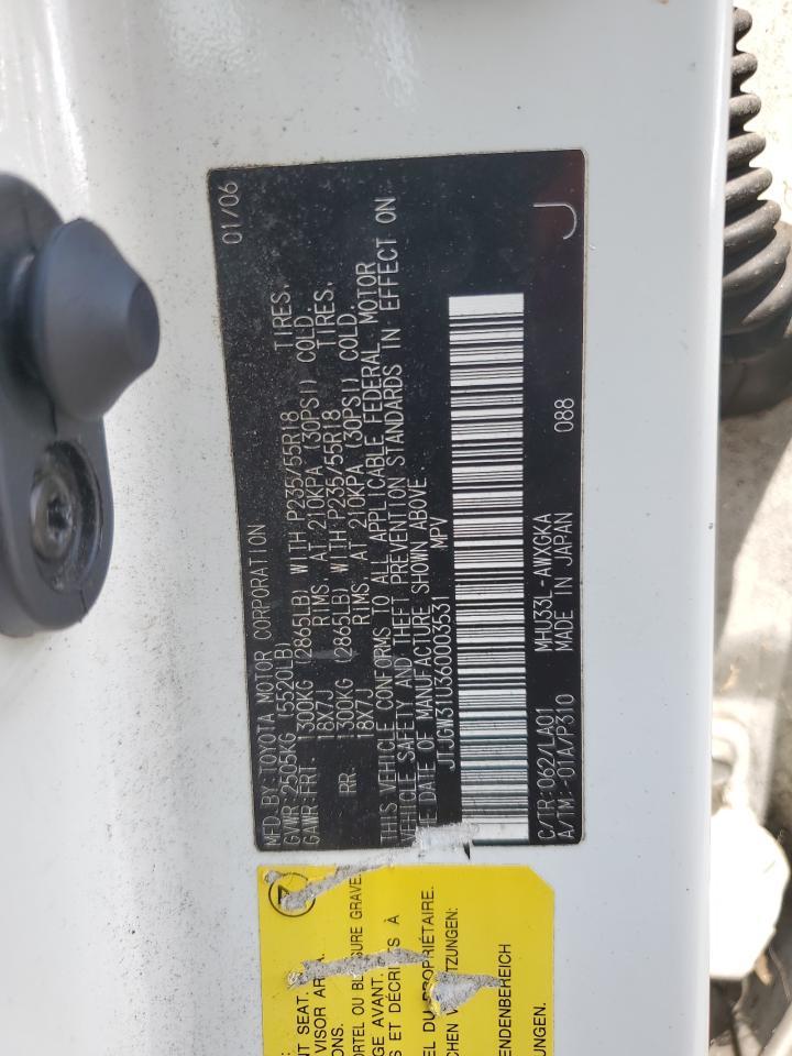 2006 Lexus Rx 400 Copart, lot number: 56340695, vin: JTJGW31U360003531. Thumbnail 14