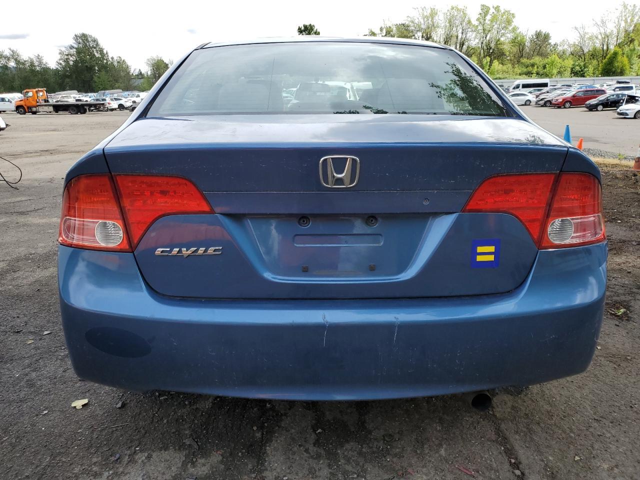 2007 Honda Civic Lx Copart, lot number: 56796245, vin: 1HGFA16597L079632. Thumbnail 6