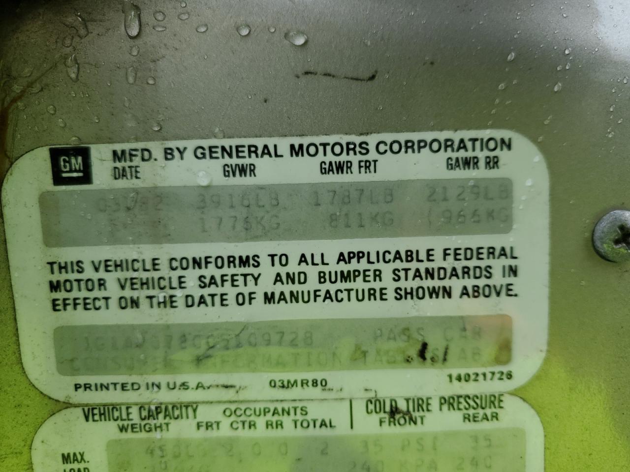 1982 Chevrolet Corvette Copart, lot number: 55628315, vin: 1G1AY0780C5109728. Thumbnail 12